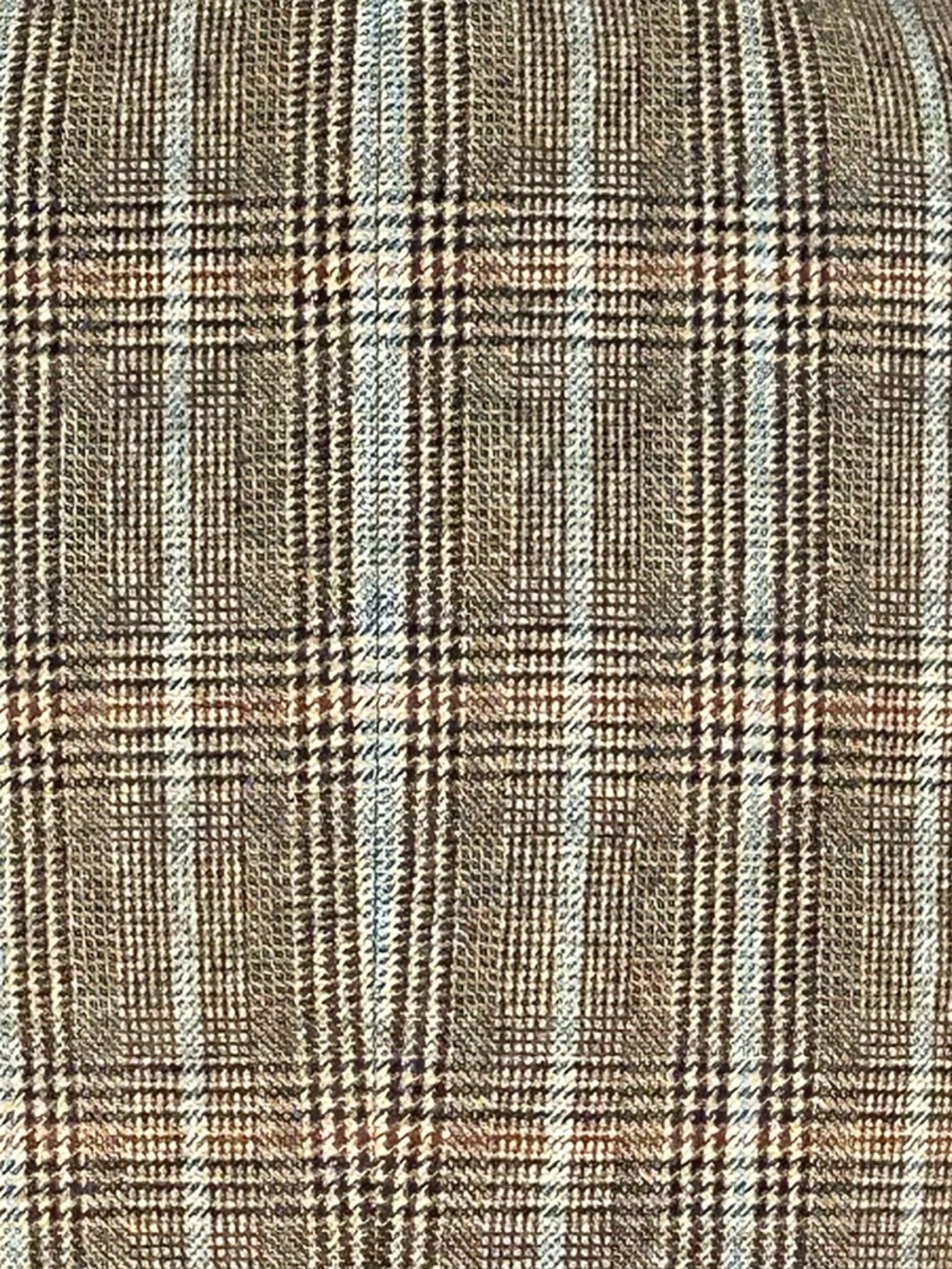 J CREW s6 brn Plaid Cropped Blazer-rounded collar-lined-wool-adorable-LOOKS NEW! - Picture 5 of 6